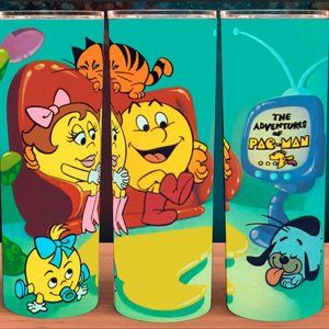The Adventures of Pac Man Cartoon Videogame Cup Mug Tumbler
